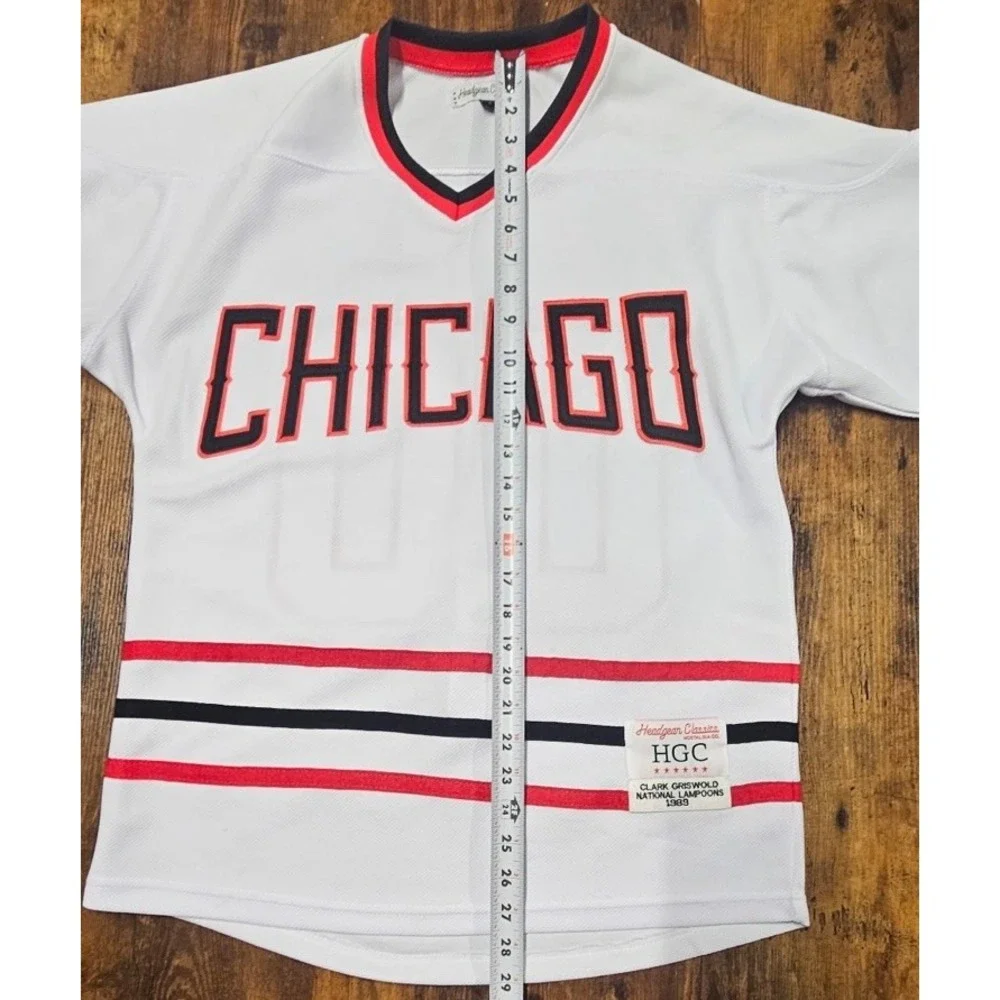 Headgear Classics Chicago CLARK GRISWOLD #00 Hockey Jersey Unisex Size Small